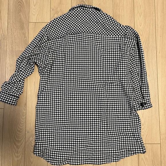 Zara plaid checked oversized shacket - Picture 3 of 5